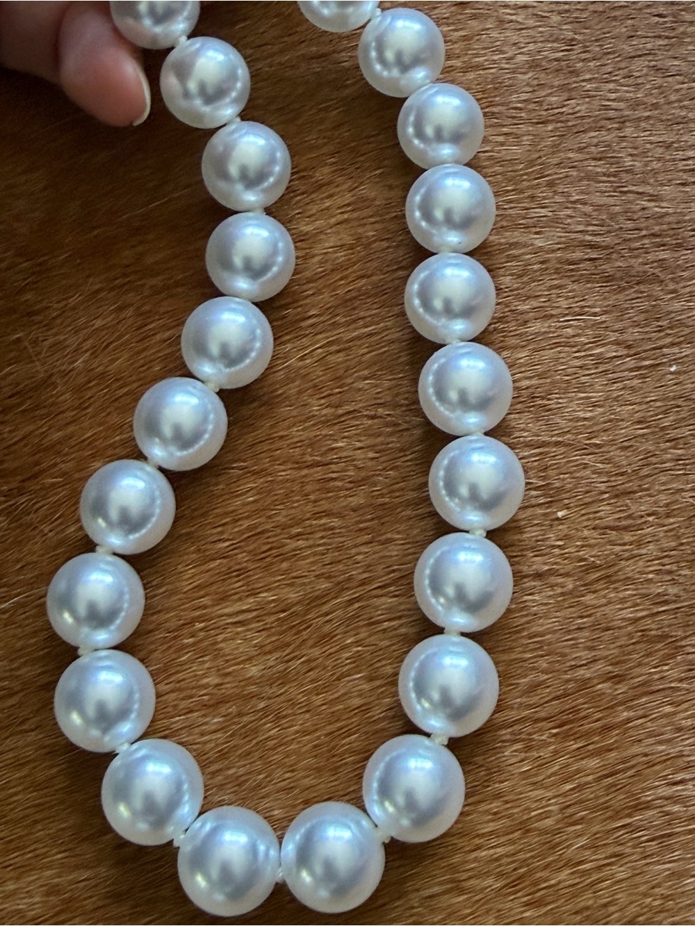 Brand new  White Pearl Strand Necklace